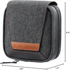 K&F CONCEPT 4 in 1 Basic Model Lens Filter Pouch Up to 95mm solar filter Pouch Case Camera Lens Filter Storage Wallet for ND UV CPL Filter Waterproof Filter Case
