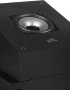 Polk Monitor XT90 Hi-Res Height Speaker Pair for 3D Sound Effect - Dolby Atmos-Certified, DTS:X and DTS Virtual:X Compatible 4" Dynamically Balanced Woofer, Midnight Black