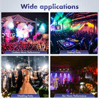Qoope DJ Light Stand T-Bar,Heavy-Duty DJ Stand Tripod Adjustable DJ Lighting Stand Portable Stage Light Stand for DJ Lights Bar Party Light