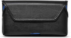 Turtleback Belt Holder for iPhone 16 Pro Max, 15 Pro Max, 14 Pro Max -Medium- Fits w/Shockproof Commuter Style Cases, Premium Black Leather Horizontal Case Magnetic Closure Leather Wrapped Clip