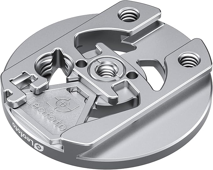 LEOFOTO PM-01 Magnetic Plate for Phones, Phone Stand with Hidden Tool, 1/4" and 3/8" Screw Hole, ARRI and Arca Compatible