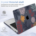 for MacBook Pro 16 inch Case 2021 2022 2023 2024 Release A3186 A3403 M4 A2991 M3 A2780 M2 A2485 M1 Pro/Max, Hard Shell Case with Screen Protector & Keyboard Cover, Autumn Leaves