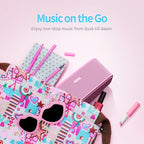 DOSS SoundBox Touch Wireless Bluetooth Speaker with 12W HD Sound and Bass, IPX5 Water-Resistant, 20H Playtime, Handsfree, Portable for Office, Home, Outdoor, Travel-Pink
