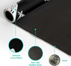 Japanese Sea Wave Large Mouse Pad, Abstract Black Gaming Mousepad, Extended Kanagawa Mat Desk Pad, 3mm Thick Long Non-Slip Rubber Base Mice Pad for Office and Home, 31.5x11.8 Inch