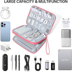 CILLA Electronics Organizer Travel, Travel Cord Organizer Case, Compact Electronics Accessories Bag for Cable, Cord, Charger, Phone