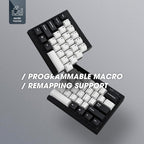MD600 V3 RGB ORCA TKL Ergonomic Mechanical Keyboard, Cherry MX, Split Layout, PBT DoubleShot Keycap, Windows OS Compatible (Silent Red)