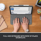 Logitech Slim Folio Keyboard Case for iPad (10th gen & A16) with Integrated Bluetooth Wireless Keyboard