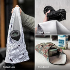 PGYTECH Protective Wrap, Anti-scratch Lens Camera Wrap, Lens protector, Magic Self-Adhesive Cloth Protective Camera Wrapper for DSLR/Camera Lens/Phone/Accessories