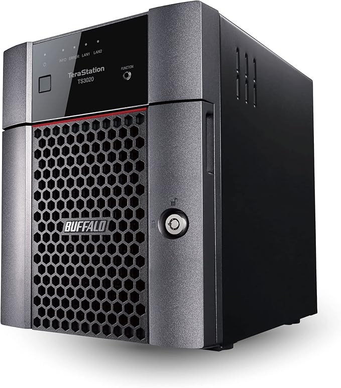 BUFFALO TeraStation 3420DN 4-Bay SMB 16TB (2x8TB) Desktop NAS w/Hard Drives Included Network Attached Storage