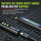 WORKPRO DC Soldering Iron Kit, Fast Heating Soldering Iron Pen with 3 Tips, Portable Lightweight Solder Iron for Electronics, Metal, DIY, Accurate Temp Control, OLED Screen Display, PD/QC Protocols