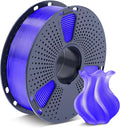 SUNLU 3D Printer Filament PETG Filament 1.75mm, Less Stringing Good Layer Adhesion High Toughness, PETG Filament 1.75 ±0.02mm, 1kg Spool(2.2lbs), Transparent Purple
