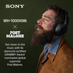 Sony WH-1000XM6 The Best Wireless Noise Canceling Headphones, HD NC Processor QN3, 12 Microphones, Adaptive NC Optimizer, Mastered by Engineers, Studio-Quality, 30-Hour Battery, Black