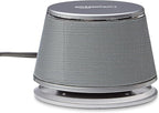 Amazon Basics Stereo 2.0 Speakers for PC or Laptop with Volume Control, 3.5mm Aux input, USB-Powered, 1 Pair, Silver