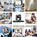 Tenveo 20X Optical Zoom PTZ Conference Room Camera, USB3.0/HDMI FHD 1080P 60FPS, for Video Conferencing Business Meeting Live Streaming Church Services Worship Events Education Zoom Teams OBS