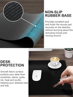 TopMade Mouse Pad with 15W Wireless Charging & Phone Holder, 31.5" x 15.75" XXL Large Desk Pad, Gaming Computer Keyboard Pad, Waterproof Mousepad Home Office Desk Mat for MacBook, PC, Laptop, Black
