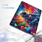 for MacBook Pro 16 inch Case 2019 2020 Release Model A2141, Plastic Hard Shell Cover with Keyboard Cover & Screen Protector for MacBook Pro 16 inch with Touch Bar & Touch ID - Astronaut