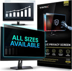 Acrylic 21.5 Inch Computer Privacy Screen Filter for Widescreen Computer Monitors - 19.3" x 11.3" (491 x 288mm) - Monitor Frame Hanging Type