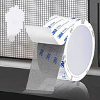 Super Strong Adhesion Screen Repair Tape Replacement Kit, Made of 3M, Screen Tape Mesh Repair for Window Screen and Screen Door Tears Holes, Grey 1.97In X 6.57Ft