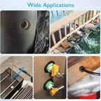 15 Pcs1/2" Drill Hole, 5/16" ID Silicone Rubber Grommets for Wiring, Automotive Firewall Hole Plug Top Hat Metal Wall Drywall Grommets for Vinyl Tubing in Hydroponic Irrigation Systems