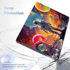 May Chen Compatible with MacBook Pro 13 inch Case 2022 2021 2020 Release Models A2338 M2 M1 A2251 A2289, Plastic Hard Shell Case for MacBook Pro 13 Inch with Touch Bar Fits Touch ID, Astronaut S929