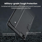 Nillkin Keyboard Case for iPad Air 13-inch (M3 2025/M2 2024), iPad Pro 12.9-inch (6th/5th/4th/3rd Gen) Rugged Case with Detachable Keyboard, Magic Trackpad, Portrait/Landscape Stand, Black
