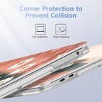 Case for MacBook Pro 13 inch with/Without Touch Bar (2016-2022, M2 A2338 M1 A2289 A2251 A2159 A1989 A1706 A1708), Hard Shell + Keyboard Cover + Dust Plug, Mountains