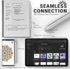 V-Pen EMR Stylus Remarkable 2 Pen Replacement with Digital Eraser + 5 Tips | 4096 Pressure Level Sensitivity & Palm Rejection | Digital Pen Marker Plus Compatible Kindle Scribe & Tablet Pen | White