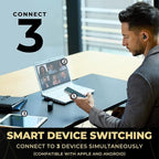 Technics Premium Hi-Fi True Wireless Bluetooth Earbuds with Advanced Noise Cancelling, 3 Device Multipoint Connectivity, Wireless Charging, Hi-Res Audio + Enhanced Calling - EAH-AZ80-K (Black)