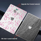 for MacBook Pro 16 inch Case 2021 2022 2023 2024 Release A3186 A3403 M4 A2991 M3 A2780 M2 A2485 M1 Pro/Max, Hard Shell Case with Screen Protector & Keyboard Cover, Pink Bows Heart