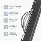 SleekGrip Premium: Swappable Phone Stand & Phone Grip - Ultra Thin Convertible Grip Holder Fits Most iPhone and Android Cases, Phone Strap Compatible with Wireless Chargers and Car Mounts