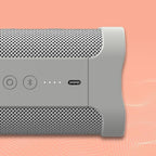 Skullcandy Terrain XL Wireless Bluetooth Speaker - IPX7 Waterproof Portable Speaker, 18 Hour Battery, Nylon Wrist Wrap, True Wireless Stereo (Bone)