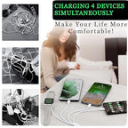 4 in 1 Watch & Phone Charger Cable, Multi Charging Cord, Fast Magnetic Cable USB Type C for Apple Watch, iPhone, Pods, Android & More / 3.3ft