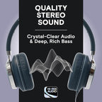 ARTIX CL750 USB C Wired Headphones with Mic & Volume Control Noise Isolating for iPhone 15-16, Samsung Computer Earphones Wired, On-Ear with Wire, Plug in and Play