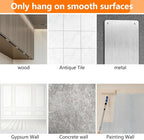 2-in-1 Keyboard Wall Mount - Metal Hanger with Adhesive & Screws, Fits Mechanical Keyboards Up to 3cm Thick