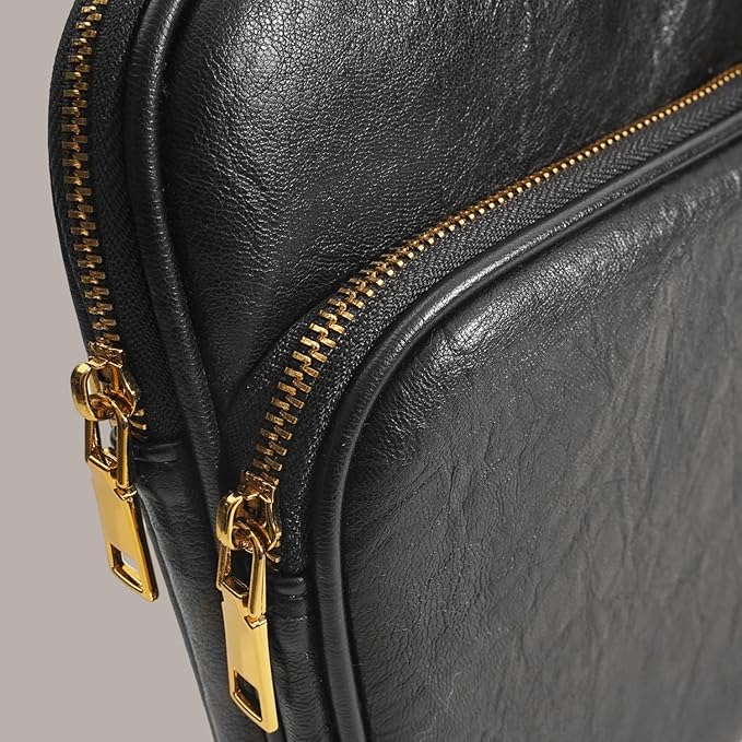 Laptop Sleeve Bag 13 Inch Compatible with 2024 MacBook Air 13 M3 M2 M1, New MacBook Pro 13 M2 M1, Dell XPS 13 Color Black