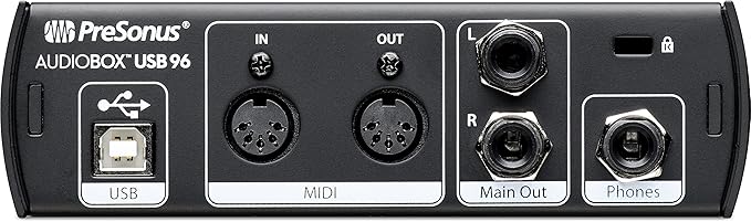 PreSonus AudioBox 96 25th Anniversary USB Audio Interface with Studio One Artist DAW Recording Software