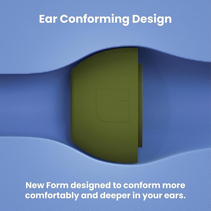 Foam Masters Ultra-Premium Memory Foam Ear Tips for AirPods Pro 1st & 2nd Gen | 3 Pairs | Black Magic Ver 6.0 | Secure | Comfort | Better Noise Cancel | Replacement Buds – OD Green, Small