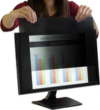 23.6 inch Computer Privacy Screen (16:9) - Black Security Shield - Desktop Monitor Protector - UV & Blue Light Filter by Akamai (23.6 inch Diagonally Measured, Black)
