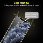 UNBREAKcable 3-Pack Screen Protector for iPhone 11 Pro/XS/X, Double Shatterproof Tempered Glass [Easy Installation Frame] [9H Hardness] [HD Clear] [Case Friendly] for 5.8 Inch