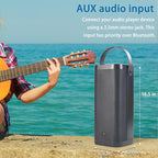 Bluetooth Speakers, KONEX 65W Portable Wireless Speaker, Bluetooth 5.1 Heavy Bass Music Player, 3-Way System with Active Filter, 20H Long Playtime, Outdoor Speaker for Home, Office, Party, Black