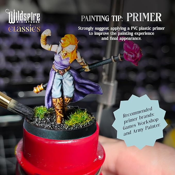 Classic Heroes - Mercenary Band I- 25 Paintable Characters for DND Miniatures Bulk I 28mm Dungeons Dragons D&D Miniatures I DND Minis D&D Figures Dungeons Dragons Figures Pathfinder Compatible