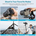 ULANZI TT53 Camera Tripod, 70.8” Travel Tripod for DSLR/Phone, Heavy Duty Fold Portable Stand with 360° Ball Head UKA Quick Release Plate, Lightweight Compact for Photography Vlogging Video Shooting