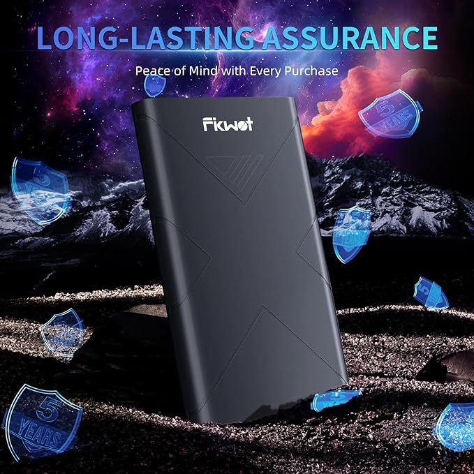 4TB External SSD, Portable SSD, Up to 2000MB/s, USB 3.2 Gen2x2 External Solid State Drives, Compatible with Smart TV, PS5/PS4(Pro), iPhone 15, Xbox, Mac & Windows and Other Devices(FP80)