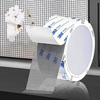 Super Strong Adhesion Screen Repair Tape Replacement Kit, Made of 3M, Screen Tape Mesh Repair for Window Screen and Screen Door Tears Holes, Grey 1.97In X 6.57Ft