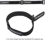 16 Pack Mixed Size Hook and Loop Reusable Fastening Cable Straps Tie by Wisdompro - Reusable, Durable Functional Ties to Keep Your Home, Office, Workspace from Tangled Messes of Cords