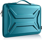 DOMISO 17 Inch Laptop Case Rugged Sleeve Waterproof Hard Shell Protective Cover Fits Most 17-17.3" Laptops/Dell XPS 17 / HP Envy 17 (Teal)