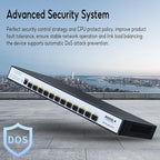 SODOLA 12 Port 10G SFP+ Smart Switch| L2/L3+ Smart Managed | DoS Attack Prevention | IPv6 | Static Routing | L2/L3QoS, IGMP & LAG | Limited Lifetime Protection Managed Ethernet Switch …
