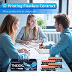 ZIPRINT TN830XL Toner 4 Pack(with chip) Compatible Replacement for Brother tn830 tn 830xl tn830/xl/v tn 830 Toner for HL-L2460DW HL-L2405W DCP-L2640DW MFC-L2820DW MFC-L2900DW HL-L2480DW Printer