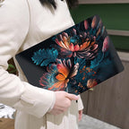 MEEgoodo Case for MacBook Pro 13 inch 2022 2021 2020 New A2338 M2/M1 A2251 A2289, Laptop Hard Shell Cases with Keyboard & Camera Cover Compatible Case, Bunch Flowers (A2338/A2251/A2289)