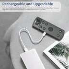AODELAN for Canon Rechargeable Wireless Shutter Release Camera Remote Control Zoom Focus Compatible with R50,G7X Mark III,R6 Mark II,R5,R6,M6 Mark II,M200,M50,90D,200D,Replace Canon BR-E1(Black)